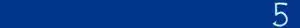 Große weiße Zahl 5 auf blauem Hintergrund, dient als visuelles Kennzeichen für eine nummerierte Serie oder Episode.