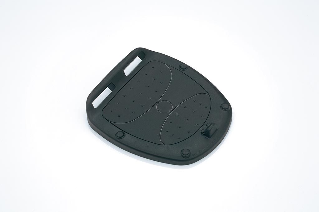 Schwarze Adapterplatte für Top-Case