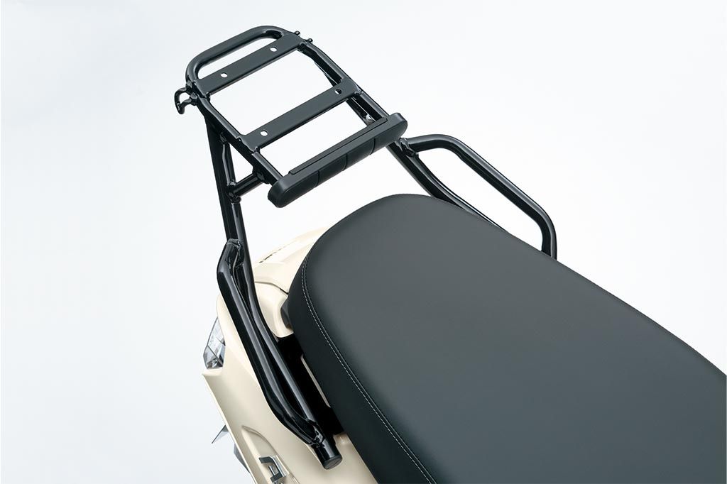 Schwarzer Träger für Top-Case 