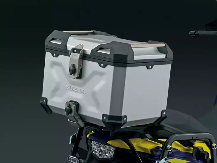 Aluminium Top-Case, silber (einzeln)