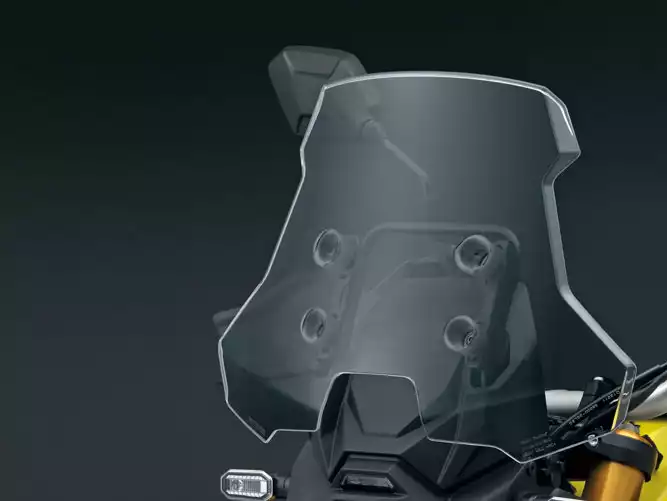 Hohe Tourenscheibe für die V-Strom 800DE