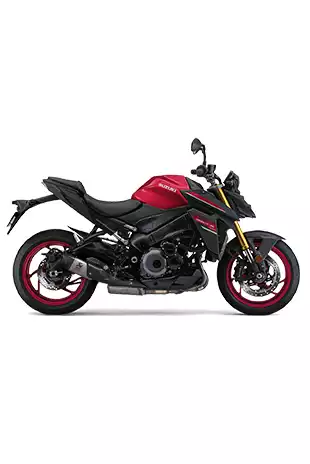 Rechte Seitenansicht der GSX-S1000 (CSX) mit Akrapovič Slip-On Endschalldämpfer