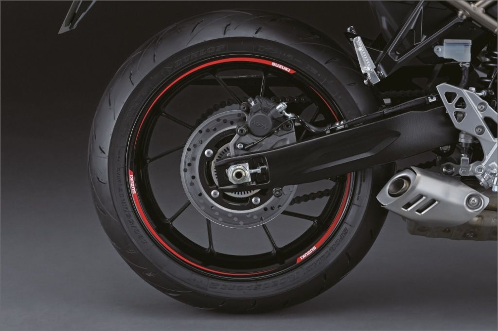 Abbildung des Felgenranddekors in rot für die GSX-8TT