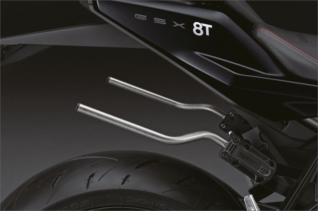 Abbildung des Halters für Softtaschen für die GSX-8TT