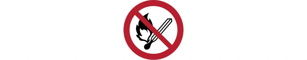 Keine offene Flamme