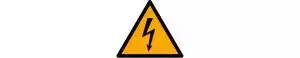Warnung vor elektrischer Spannung