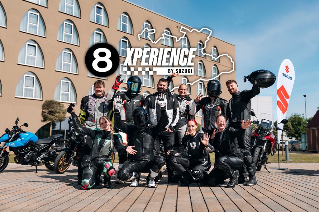 8 Creator. 8 Bikes. 800 Kubik: die Suzuki 8 Xperience