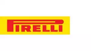 Offizielles Pirelli Logo, dem bekannten Hersteller von Hochleistungs-Motorradreifen.