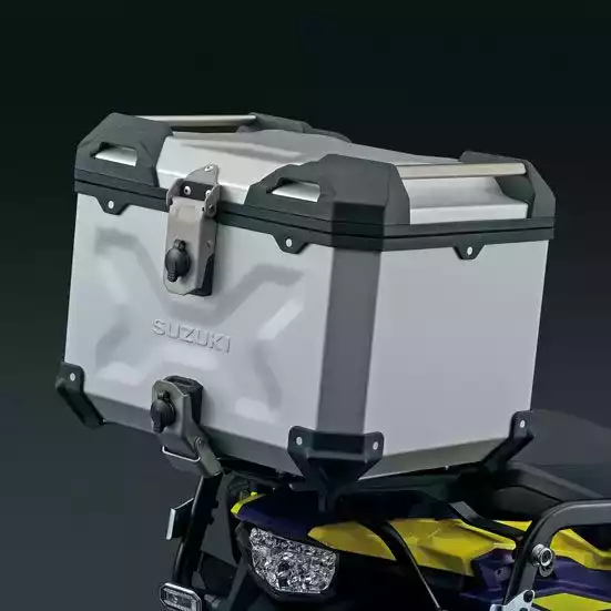Transparente Tankschutzfolie für Suzuki V-Strom Modelle schützt Motorradtank vor Abrieb und Kratzern.